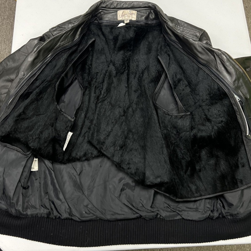 Jean Pierre leather moto jacket mens 42L - Picture 2 of 6